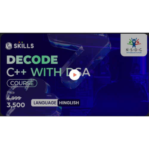 DECODE DSA with C++ 2.0